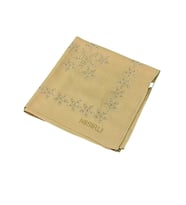 Mısırlı Eşarpları Taşlı Pamuklu Yazma Eşarp - 100x100 cm (Hardal)