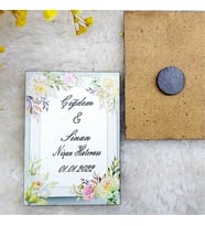30 Adet Nikah Hediyelikleri Ahşap Magnet 5-