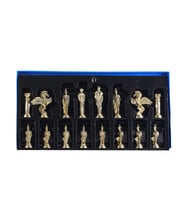 (Sadece Satranç Taşı İsteyene) Gifthome, Battal, Metal, Parlak, Pegasus Figürlü Satranç Taşı (Çok Renkli)