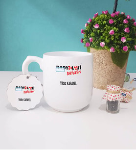 Radyoloji Teknikeri Kupa Bardak Oval ve Anahtarlık