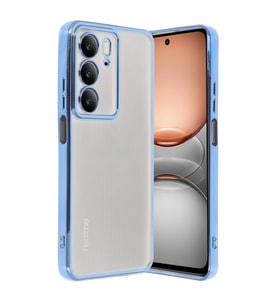 Realme C75 4g Kılıf Razer Lensli Silikon - Açık Mavi