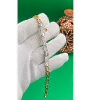 Xuping Rose Gold Vip Model Zirkon Taşlı Çelik Bileklik (Altın)