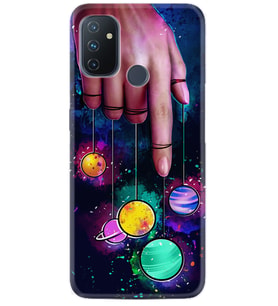 OnePlus Nord N10 Kılıf Silikon Desen Finger planet 1740
