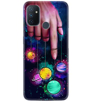 OnePlus Nord N10 Kılıf Silikon Desen Finger planet 1740