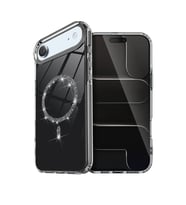 İphone 17 Air Live Diamond Magsafe Kapak - Siyah