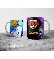 Pixxa Brawl Stars Inspector Müfettiş Colette Kupa Bardak  