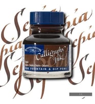 Winsor & Newton Kaligrafi Mürekkebi 30 ml. 609 SEPIA 