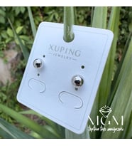 Xuping Taşsız Top Küpe