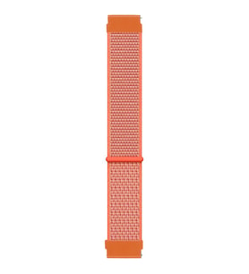 Microsonic Samsung Galaxy Watch 5 Pro 45mm Hasırlı Kordon Woven Sport Loop Turuncu