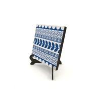 Yunan Deseni Baskılı MDF Masaüstlük 10X10