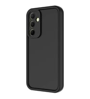 Galaxy A35 Kılıf Kamera Korumalı Ananas Silikon Kapak (Siyah)