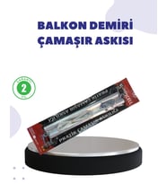 Northcity 25x60 Kare Demir Uyumlu Hava Dayanıklı Çamaşır Askısı - Balkon Kurutma Çözümü