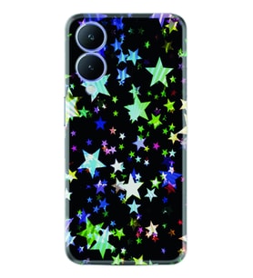 Vivo Y17S Kılıf Silikon Desen Özel Seri Yıldızlar 1601