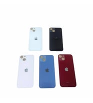 Apple İphone 13 Arka Kapak Cam Batarya Pil Kapağı Laser Kesim (Kırmızı)