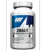 GAT Sport Essentials ZMAG-T Zinc, Magnesium, B6 + Boron, 90 Veg Capsules.Made ın Usa (Renksiz)