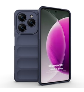 Microsonic TECNO Spark 20 Pro Kılıf Oslo Prime Lacivert (Lacivert)