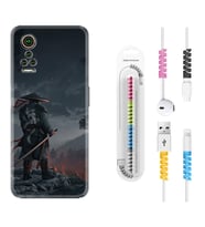 General Mobile GM 21 Pro GM 22 Pro Plus Kılıf Kablo Koruma Spiral Silikon Warrior 1653