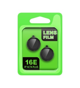 Apple İphone 16e Raze Metal Kamera Lens - Siyah
