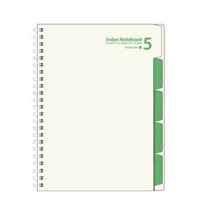 Morning Glory 8000 Index Çizgili Defter 26,2x19,1 cm Bej 11210-88730