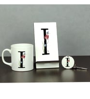 I Harfi Üçlü Set (Kupa + Telefon Standı + Anahtarlık)
