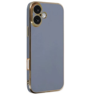 Newface Apple iPhone 16 Kılıf Volet Silikon - Mavi