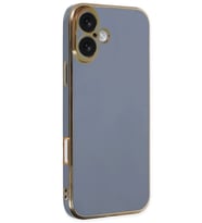 Newface Apple iPhone 16 Kılıf Volet Silikon - Mavi