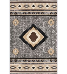 Eliana Home Baskılı, Yıkanabilir Kaymaz Taban Salon Halısı LNA0148-SM29 100x150 cm (Bej)