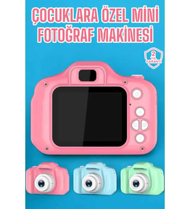 Çocuk Kamerası Dijital 1080p Hd Kaliteli Mini Fotoğraf Makinesi Profesyonel