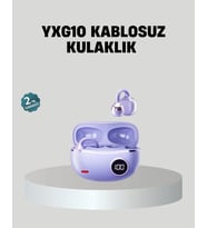 Kulak Arkası Klipsli Bluetooth Kulaklık YXG10 Silikon Malzemeli Ergonomik