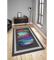 Dijital Baskılı Yıkanabilir Kaymaz Modern Renkli Salon Halısı Mutfak Halısı Yolluk ND-HY-1239 (Çok Renkli)