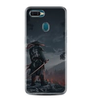 Oppo A5S A15 A16 A54 A55 A73 A74 Kılıf Desemli Silikon Warrior 1653