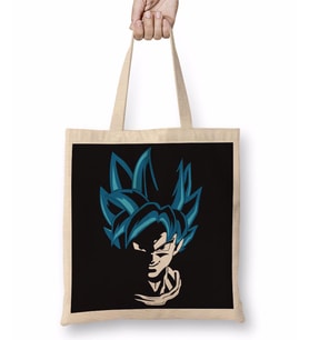 Goku Blue Bez Çanta Uzun Saplı