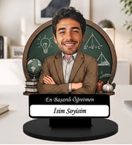 Kişiye Özel Karikatürlü Öğretmen Masaüstü Ahşap İsimlik Fotoğraflı Öğretmen Hediyesi Öğretmenler Günü Özel Hediye Öğretmen Hediyesi, Öğretmenler Günü Hediyesi, Kişiye Özel Öğretmen Hediyesi, Öğretmen İsimliği, Meslek Hediyesi