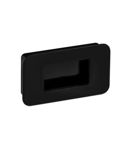 Gömme Kulp Kayı Mat Siyah 64 Mm
