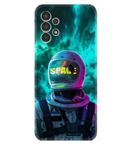 Samsung Galaxy M14 Kılıf Resimli Desenli Silikon Platinium Series Space 1814