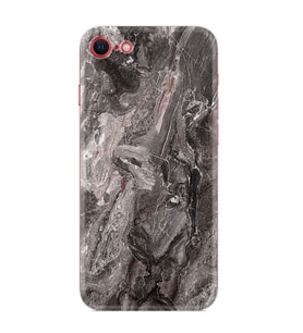 Apple iPhone 5 6 7 8 Plus Se XR Kılıf Desemli Silikon Gri Mermer 1376