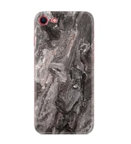 Apple iPhone 5 6 7 8 Plus Se XR Kılıf Desemli Silikon Gri Mermer 1376