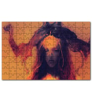 Cakapuzzle Ürpertici Karanlık Minimalizm Görseli Puzzle Yapboz MDF (Ahşap) (120 Parça)