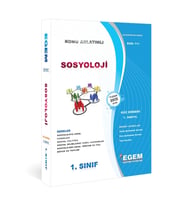 Egem Yayınları 1. Sınıf 1. Yarıyıl Sosyoloji Konu Anlatımlı Soru Bankası - Güz Dönemi Kod: 111 / 9786055424787 (Çok Renkli)