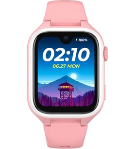 Tiger Kids Prime Akıllı Çocuk Saati, Görüntülü Görüşme, AMOLED Ekran, Android, GPS, 5MP Kamera, IP68 Su Geçirmez, Uzun Pil Ömrü, SOS, Dokunmatik Ekran, 4G, Silikon Kayış, Pembe