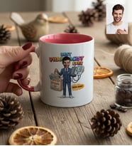 Kişiye Özel Karikatürlü Erkek Eczacı Kupa Bardak Tıp Bayramı Hediyesi