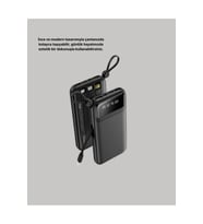 Çoklu Güvenlik Korumalı 20000 mAh Fener Özellikli Powerbank