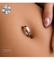 Klipsli Göbek Piercingi Hinged Belly Piercing