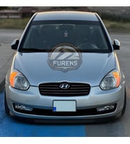 Hyundai Accent Era 2006-2010 Uyumlu H lip Esnek Ön Lip 2 Parça Karlık Ön Ek Tampon Altı Dil