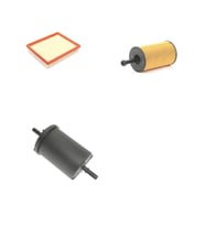 Bosch Filtre Bakım Seti Peugeot 206 1.4 Benzin 2000-2003 şase no gerekli Hava + Yağ f. + Yakıt Filtre Bosch