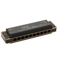 Fender 0990702007 Blues DeVille Si Bemol (Bb) Majör Mızıka Siyah Mat Kapak ve Altın Logolu Şık Tasarım Üstün Ses Kalitesi
