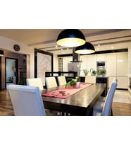 RİOLİGHT MODERN SİYAH İÇİ ALTIN MUTFAK,GENÇ ODASI,CAFE İÇİN METAL SARKIT AVİZE ÇAP:40CM 1 ADET FİYATIDIR