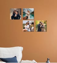 Kişiye Özel 4 Fotoğraflı Kare Mdf Tablo