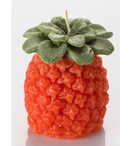 Büyük Dekoratif Turuncu Ananas Mum