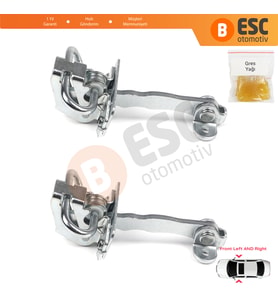 Alfa Romeo 156 932 1997-2006 Sedan Sportwagon 51799708 İçin 2 EA Ön Sağ ve Sol Kapı Gergi Yayı